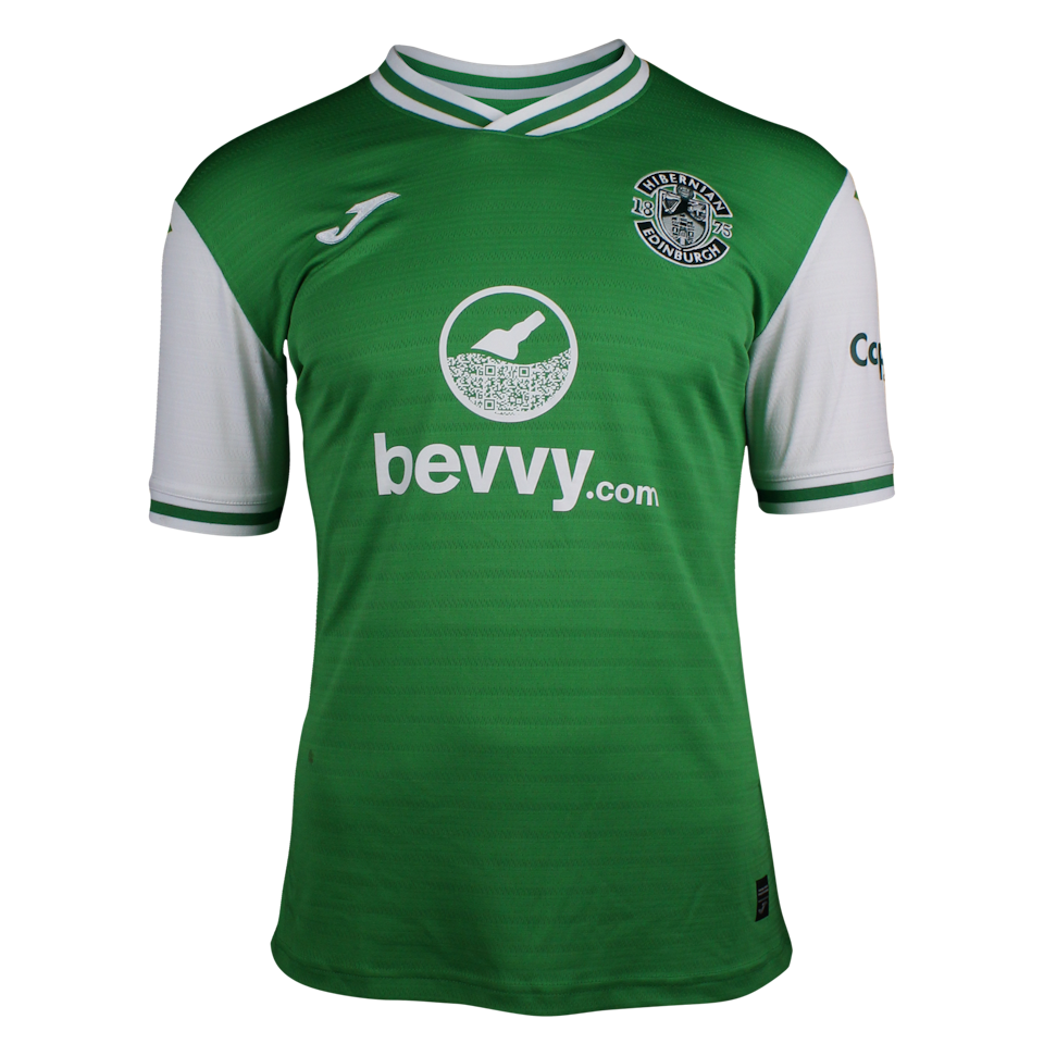 Daniel Mackay Hibernian shirt