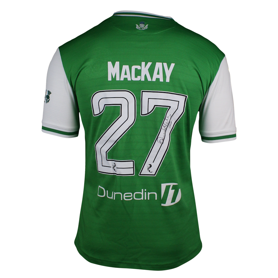 Daniel Mackay Hibernian shirt