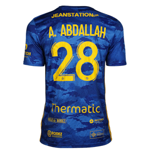 Abdel Hakim Abdallah Rodez Aveyron Football shirt