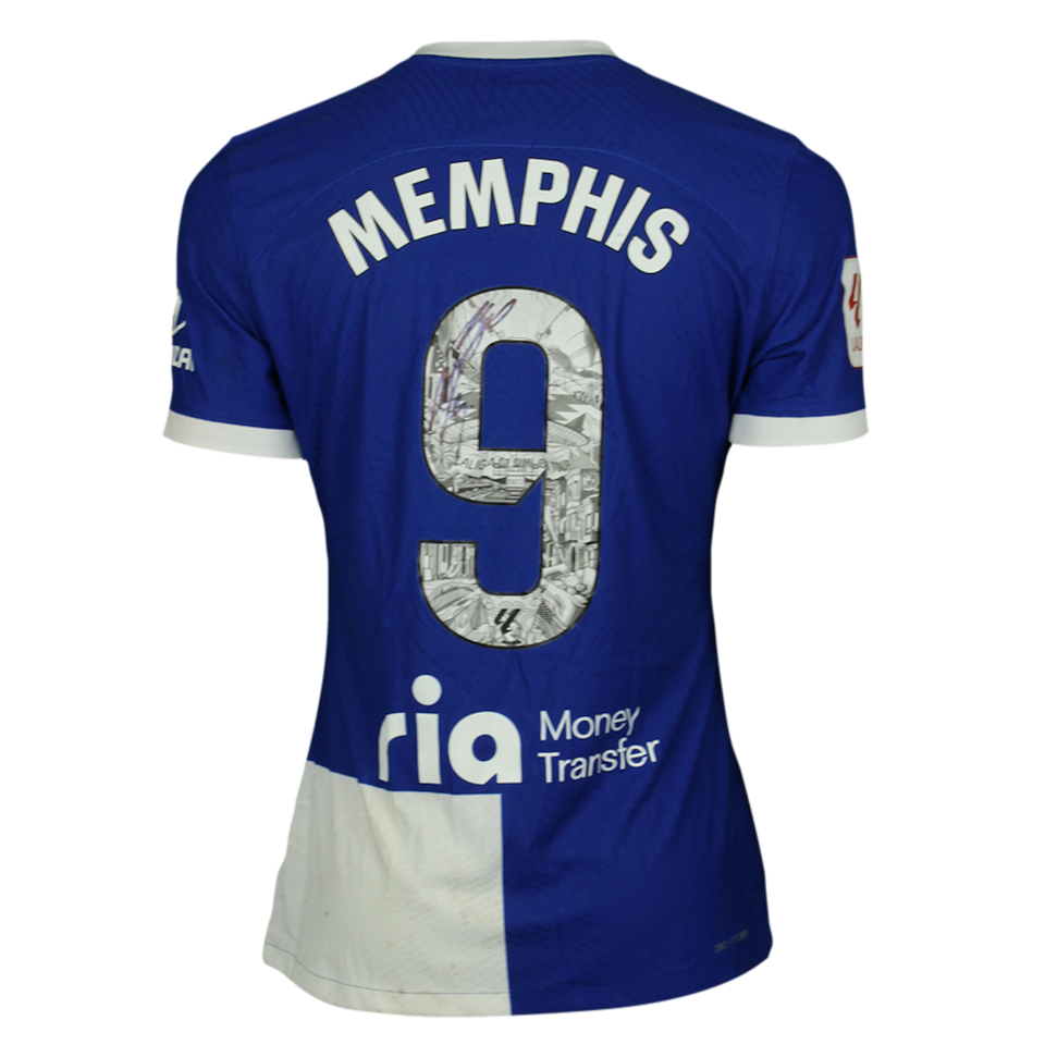 Memphis Depay Atlético de Madrid camisa.