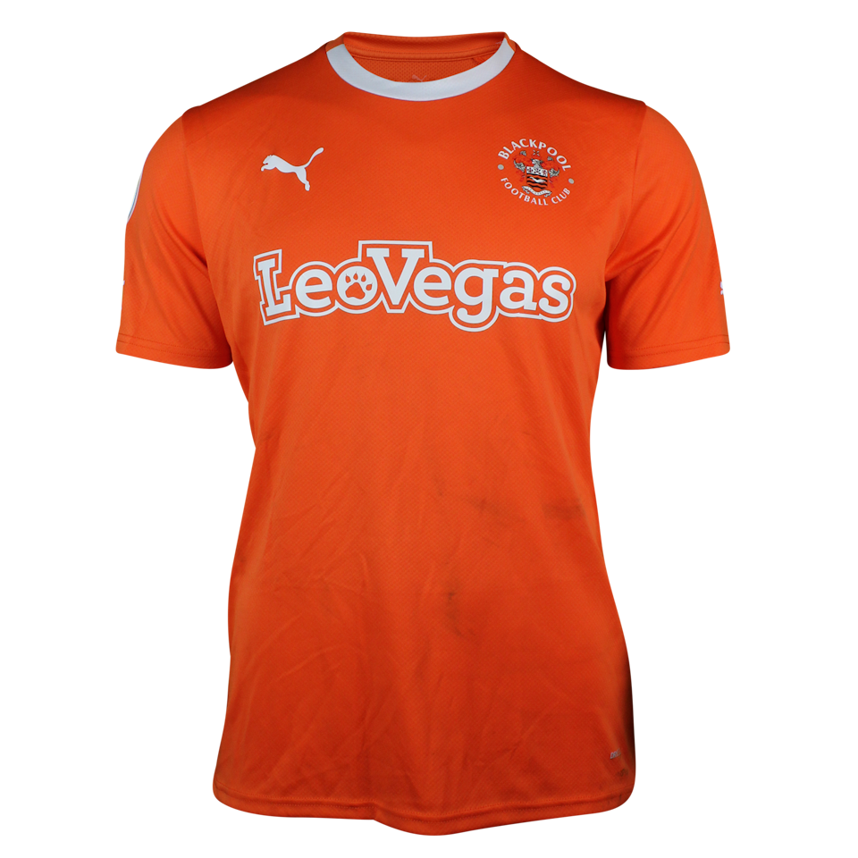 Matthew Virtue-Thick Blackpool camisa.
