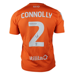 Callum Connolly Blackpool shirt