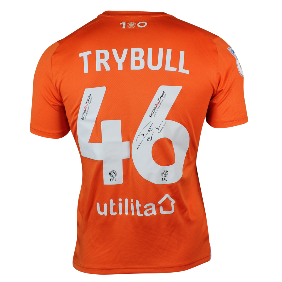 Tom Trybull Blackpool shirt