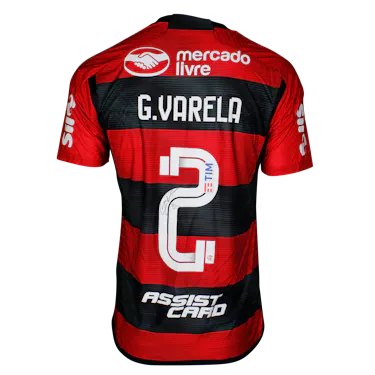 Guillermo Varela Flamengo camisa.