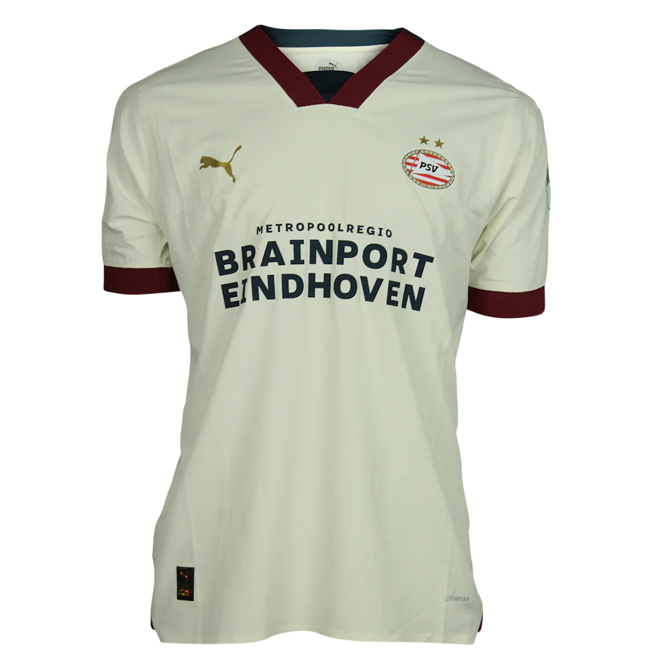 Signed 'goodbye' shirt Xavi Simons