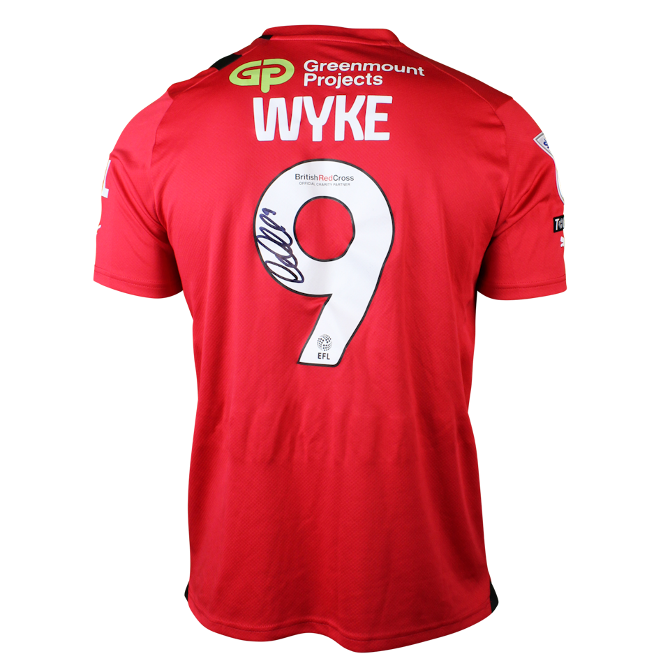 Charlie Wyke Wigan Athletic shirt