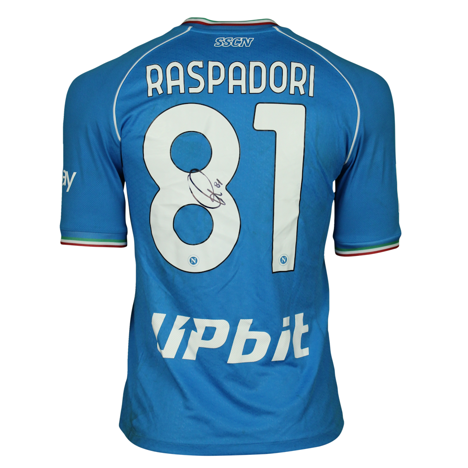 Napoli-Trikot von Giacomo Raspadori