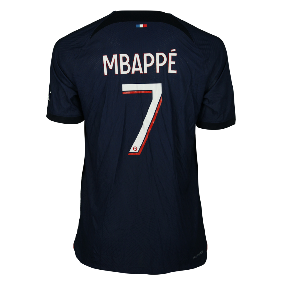 Kylian Mbappé Paris Saint-Germain jersey