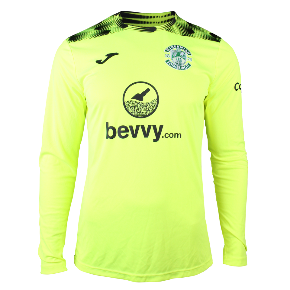 Max Boruc Hibernian shirt