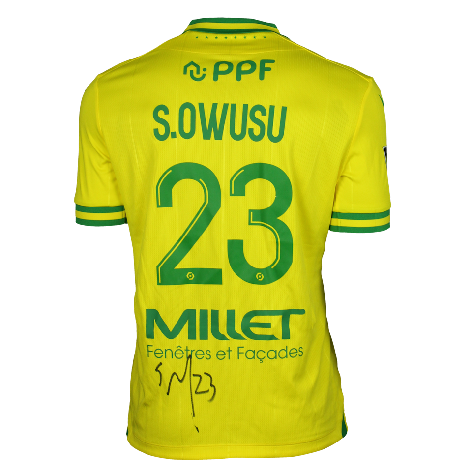 Stredair Appuah FC Nantes shirt