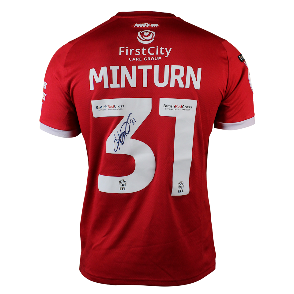 Harrison Minturn Swindon Town shirt
