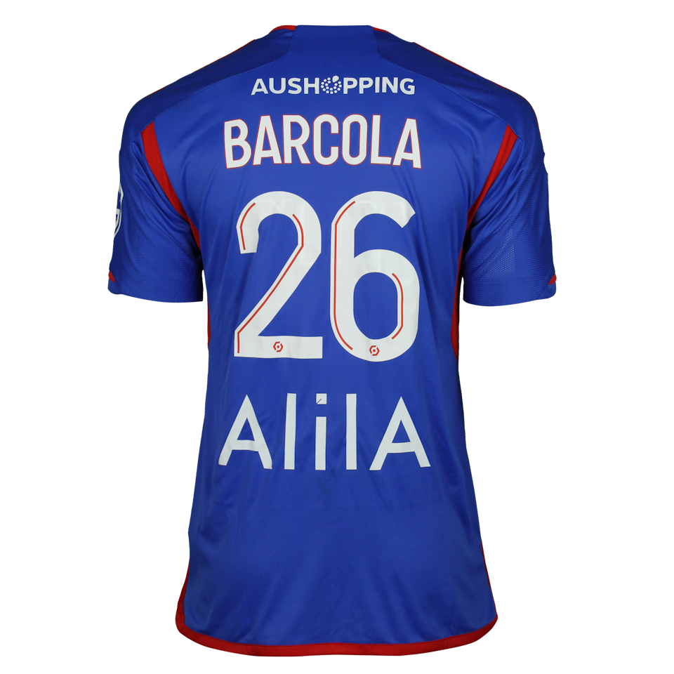Camiseta Bradley Barcola Olympique Lyonnais