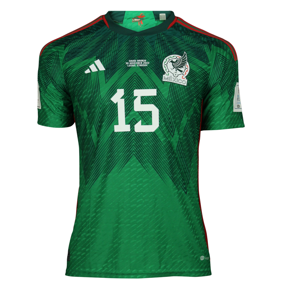 Héctor Moreno - Mexico 2022 World Cup Shirt