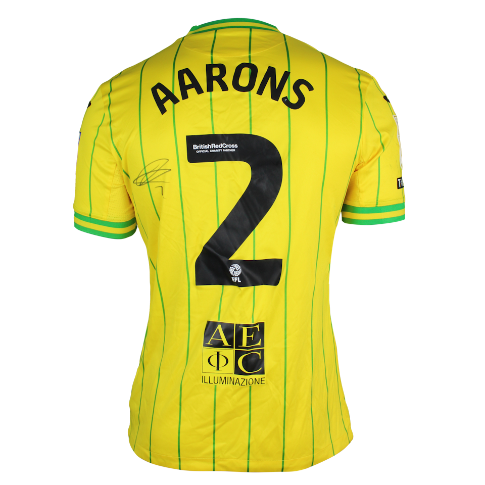 Maximillian James Aarons Norwich City jersey