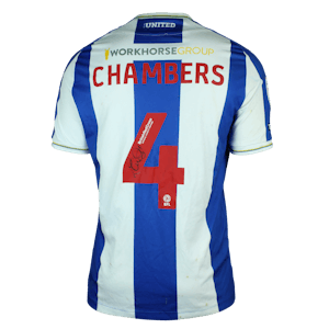 Luke Chambers Colchester United shirt
