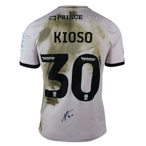 Peter Kioso Peterborough United shirt