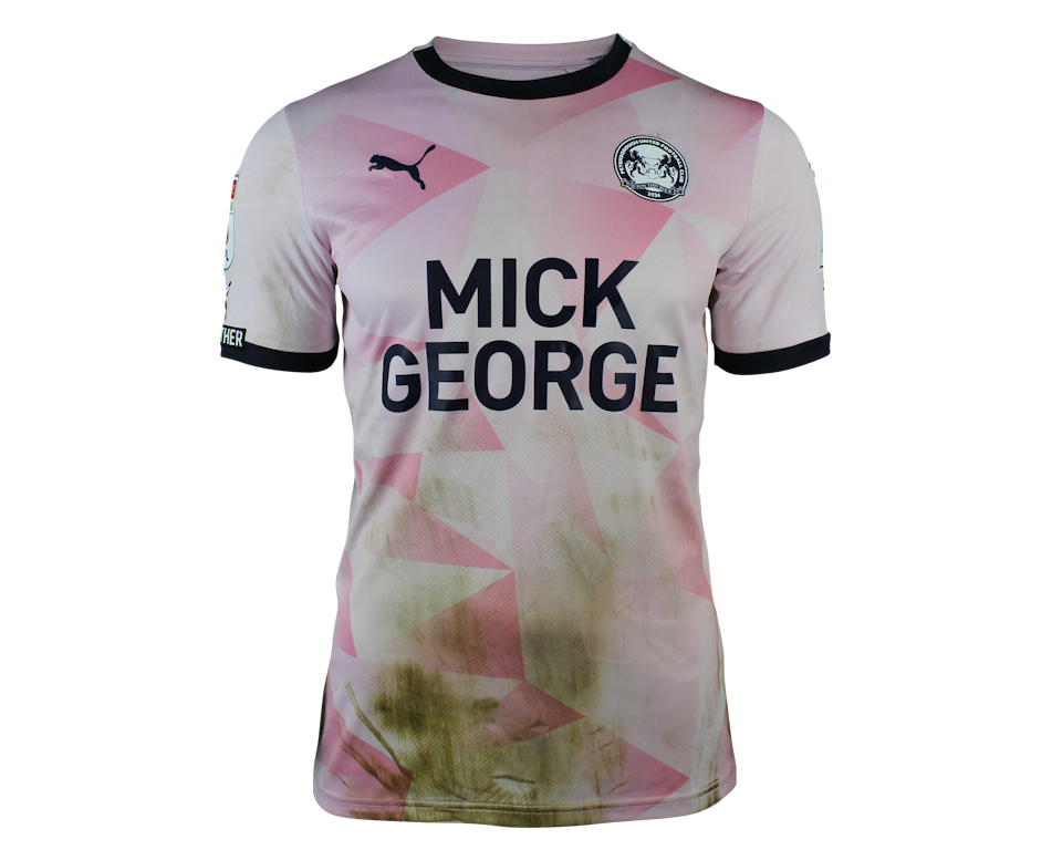 Peter Kioso Peterborough United shirt