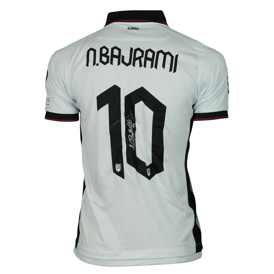 Nedim Bajrami Albania shirt