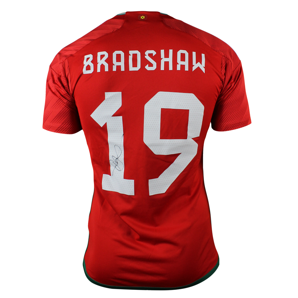 Jersey Tom Bradshaw Wales