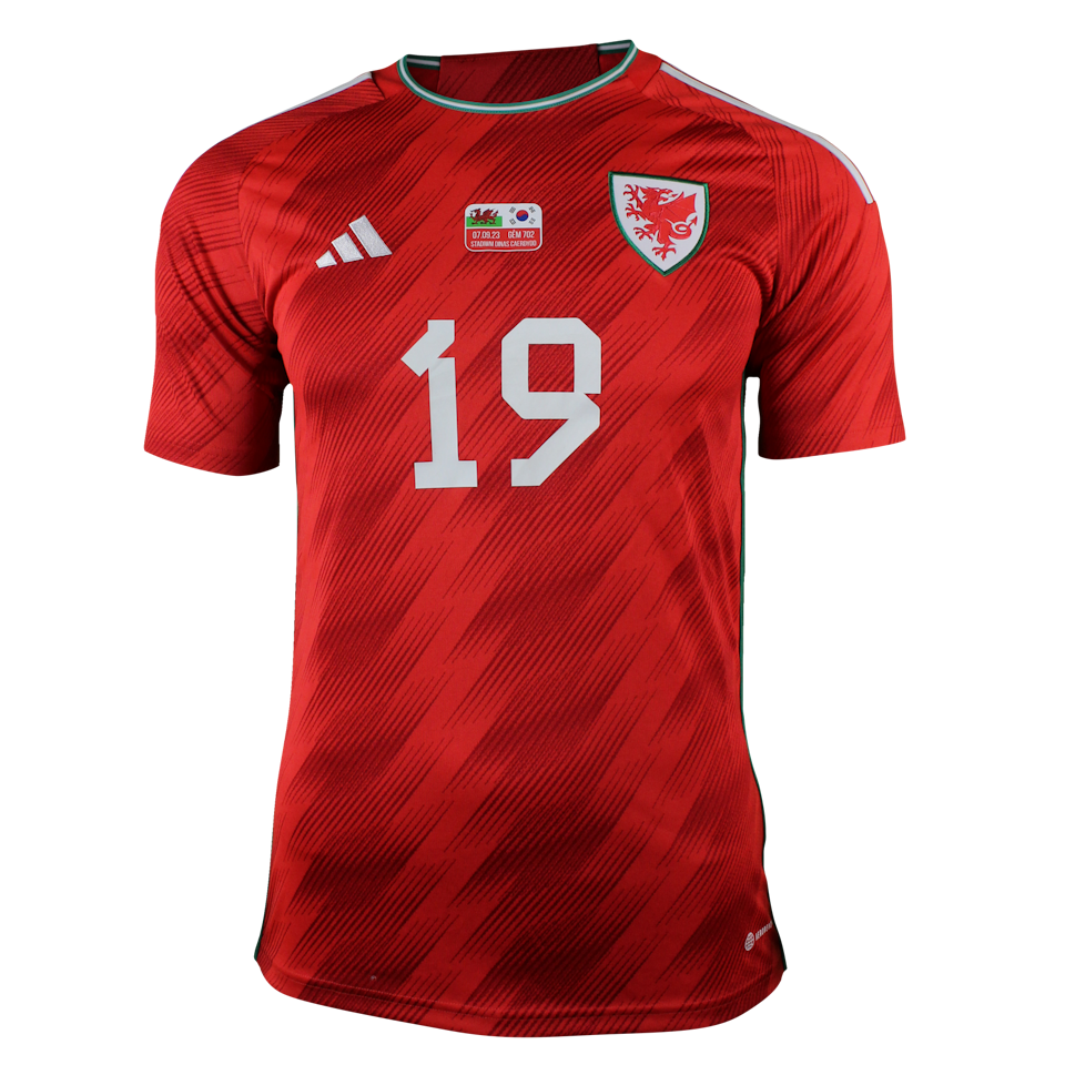 Jersey Tom Bradshaw Wales