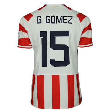 来自Paraguay的Gustavo Raúl Gómez Portillo球衣