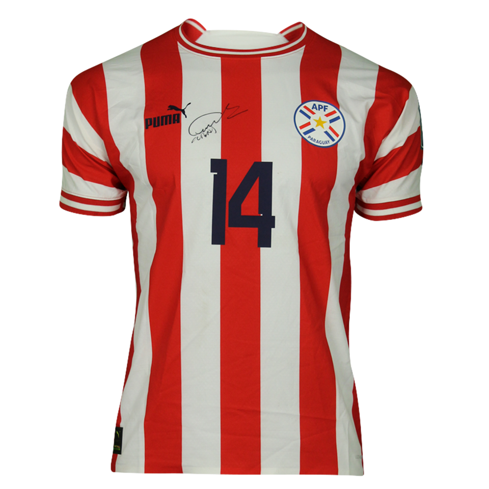 Adrián Andrés Cubas Paraguay shirt