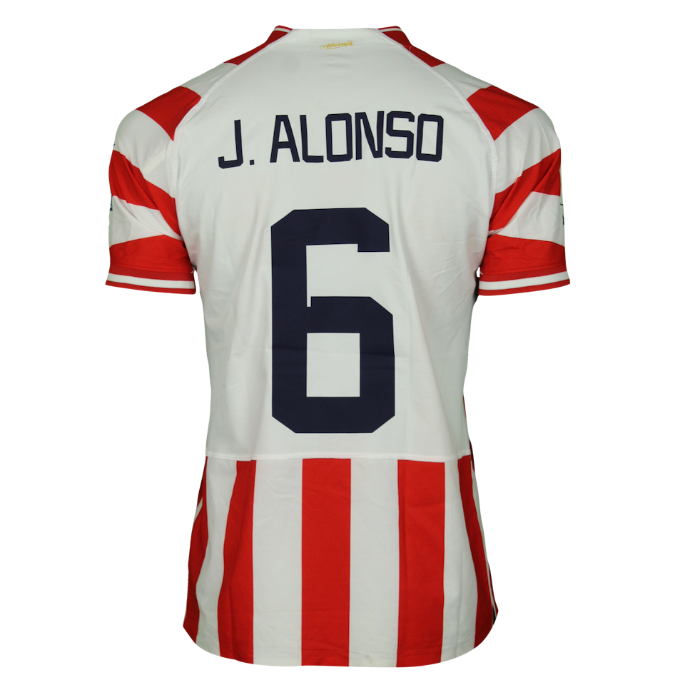 Júnior Osmar Ignacio Alonso Mujica Paraguay shirt