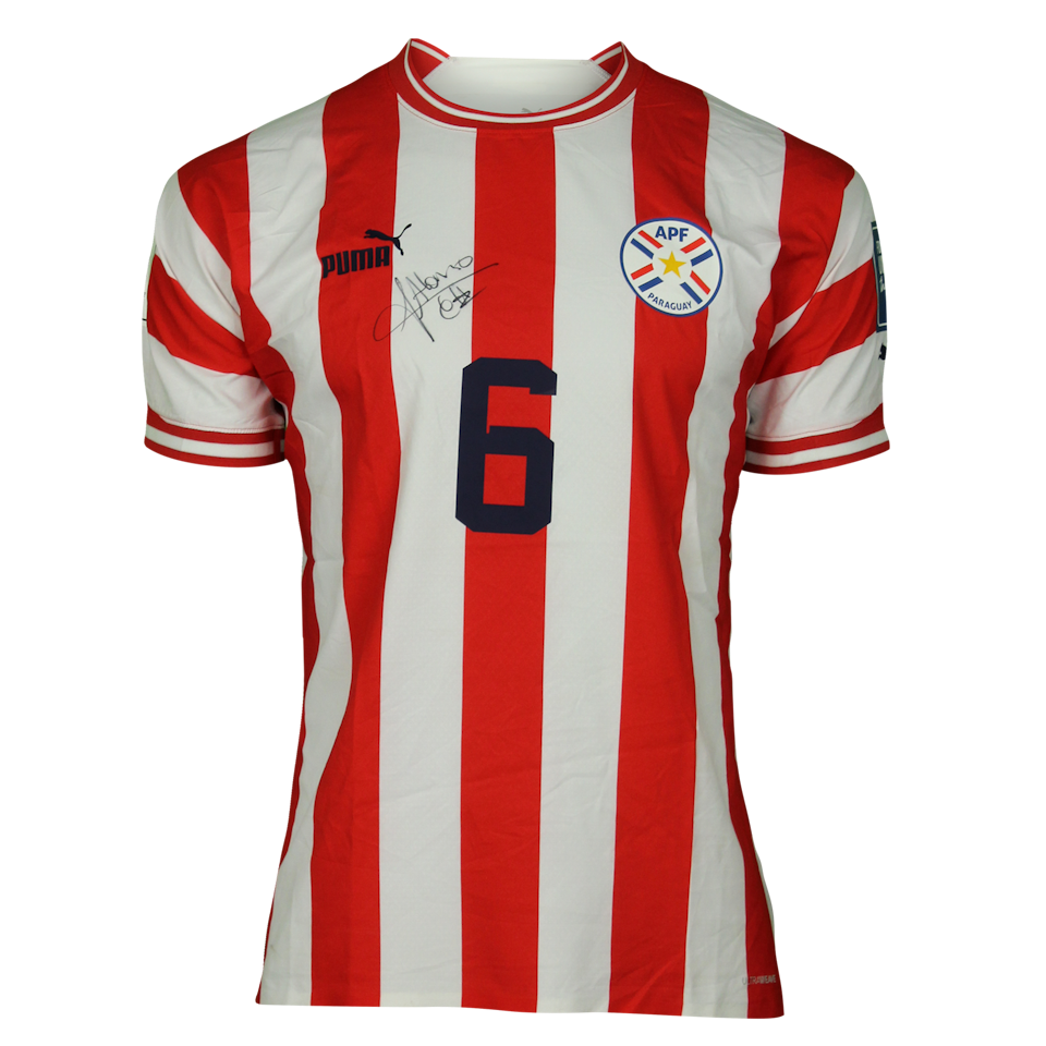 Júnior Osmar Ignacio Alonso Mujica Paraguay shirt