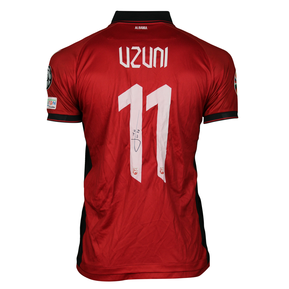 Myrto Uzuni Albania shirt