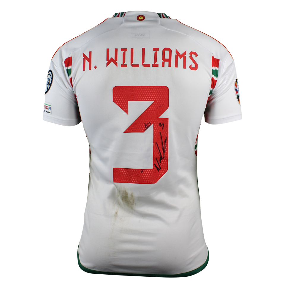 Neco Williams Wales shirt