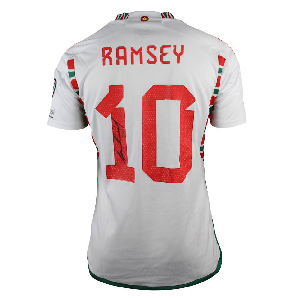 Aaron Ramsey MatchWornShirt