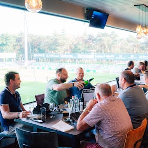 Lunch with the Lommel SK players
