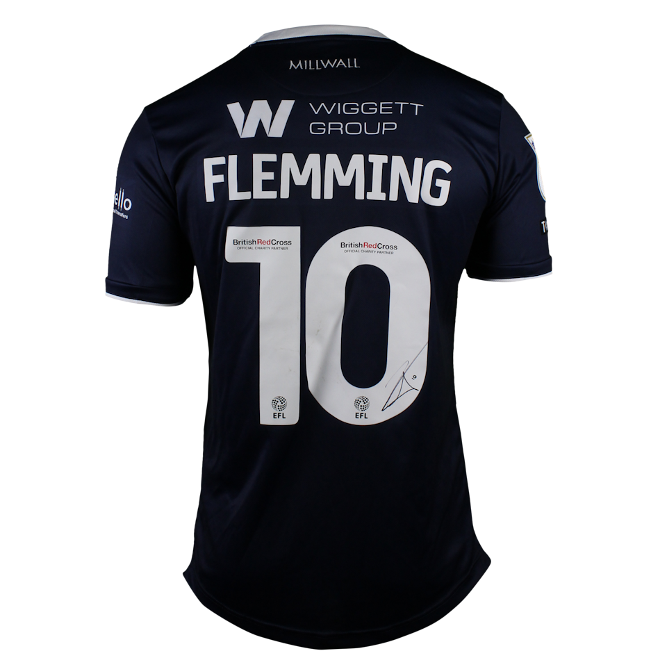 Zian Flemming Millwall shirt