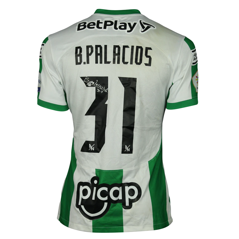 Camisola de Brahian Palacios Alzate, Atlético Nacional