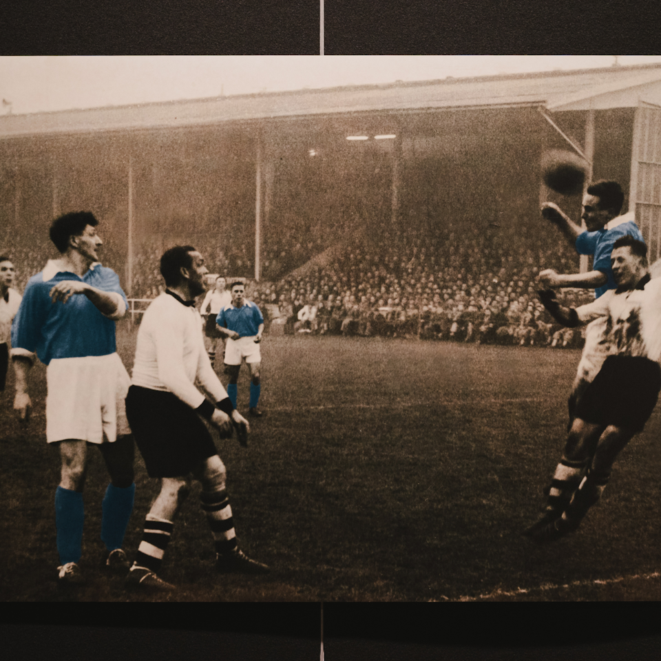 Framed photo: Richard Orlans en Freddy Chavez