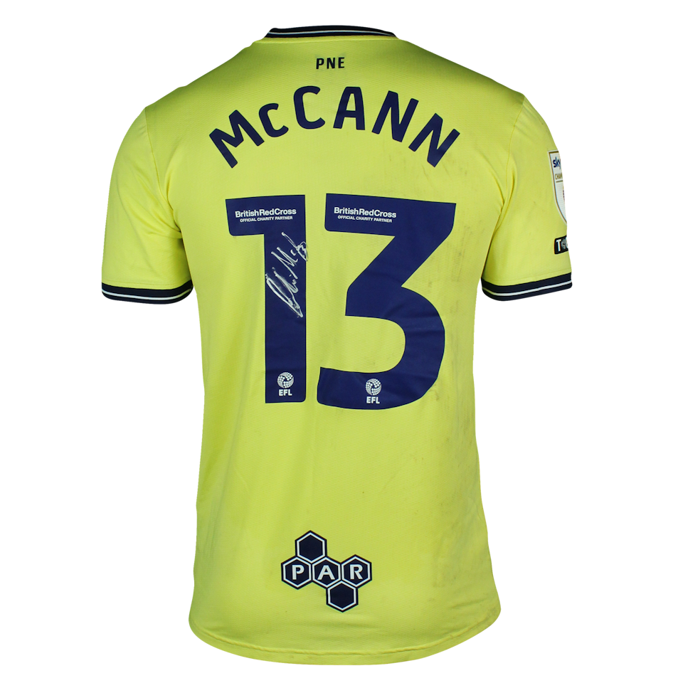 Alistair McCann Preston North End shirt