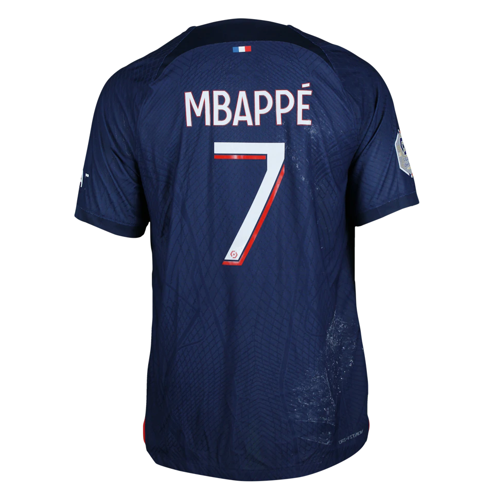 Kylian Mbappé Paris Saint-Germain shirt