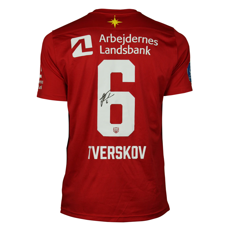 Shirt van Jeppe Tverskov FC Nordsjælland