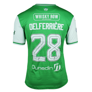 Allan Delferrière Hibernian shirt