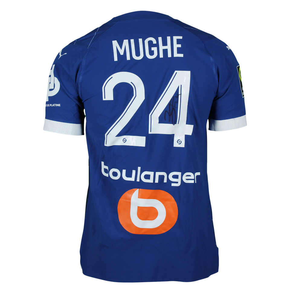 François Mughe Olympique de Marseille shirt