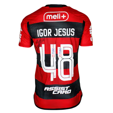 Igor Jesus Flamengo camisa.