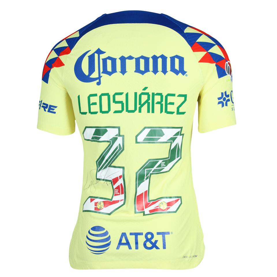 Leonardo Suárez Club América jersey