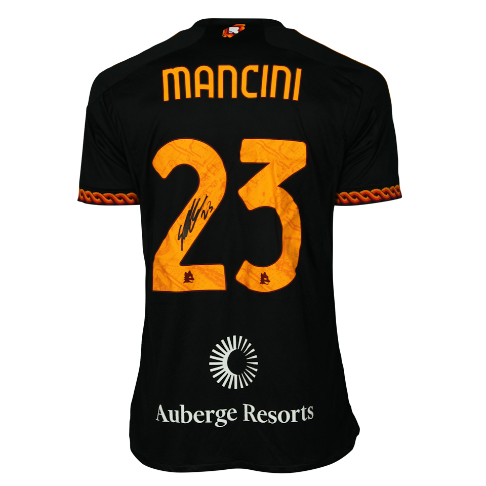 AS Roma 팀의 Gianluca Mancini 셔츠