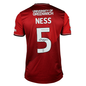 Lucas Ness Charlton Athletic jersey
