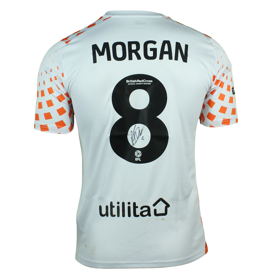 Albie Morgan Blackpool shirt