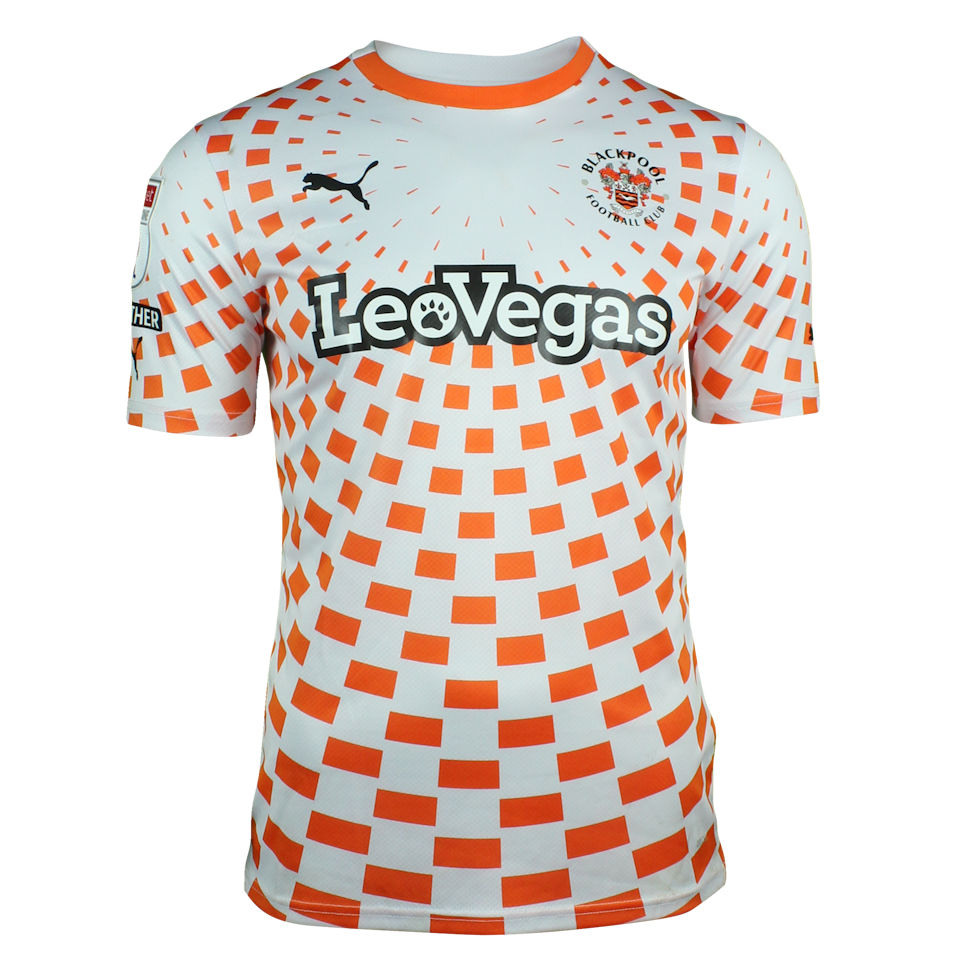 Albie Morgan Blackpool shirt