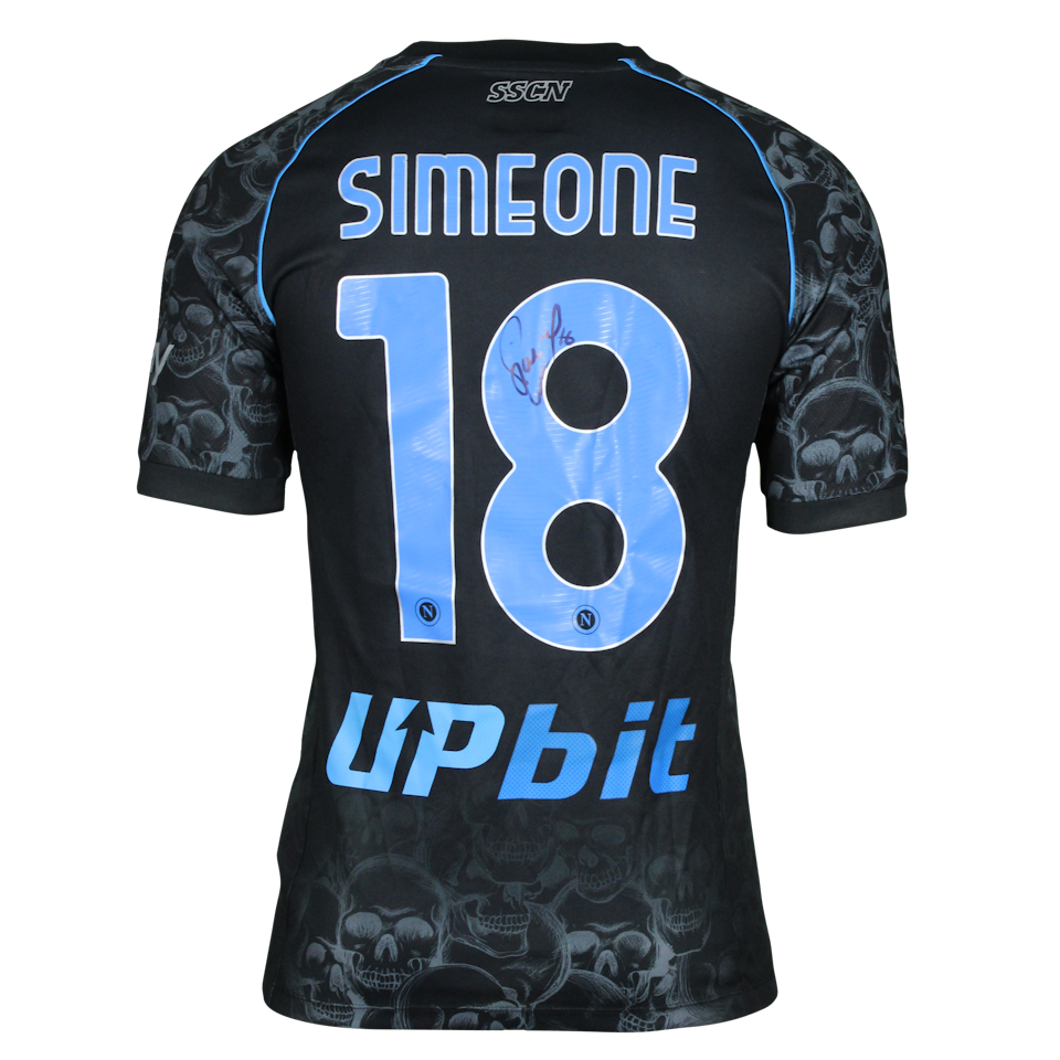 Napoli 팀의 Giovanni Simeone 셔츠