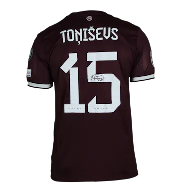 来自Latvia的Maksims Toņiševs球衣