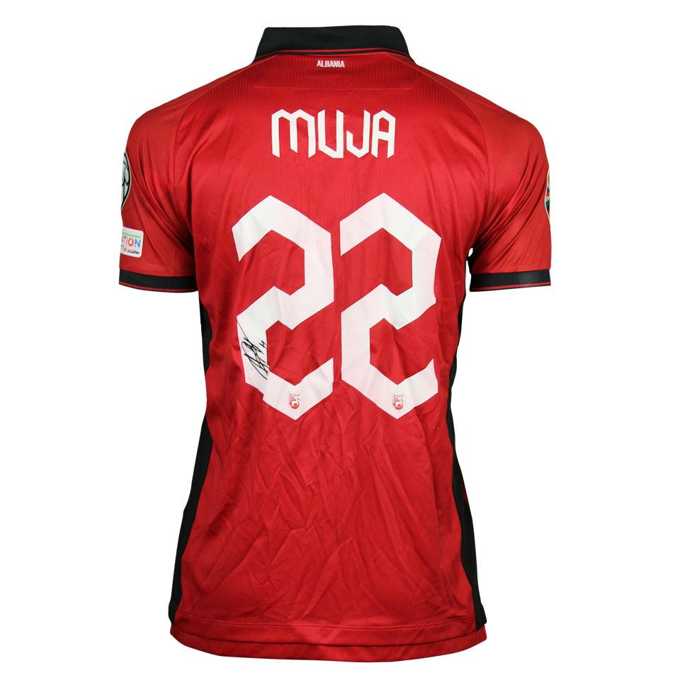 Arbnor Muja Albania camisa.