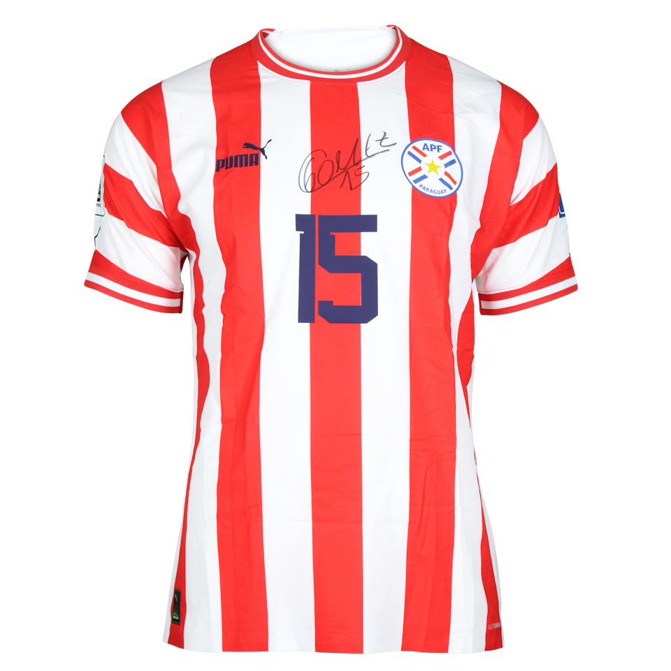 Camiseta Gustavo Raúl Gómez Portillo Paraguay